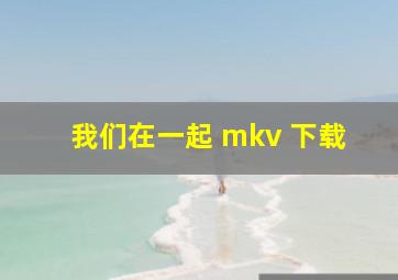 我们在一起 mkv 下载